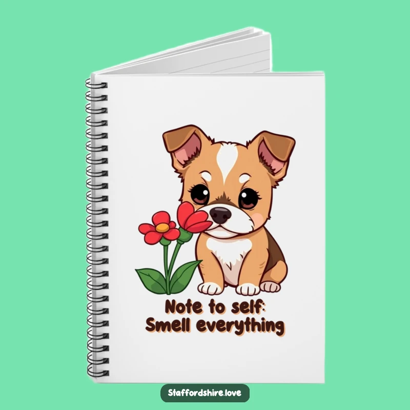 Funny Staffordshire Dog Notebook: Curious Observations, Creative & Charming Gift!
